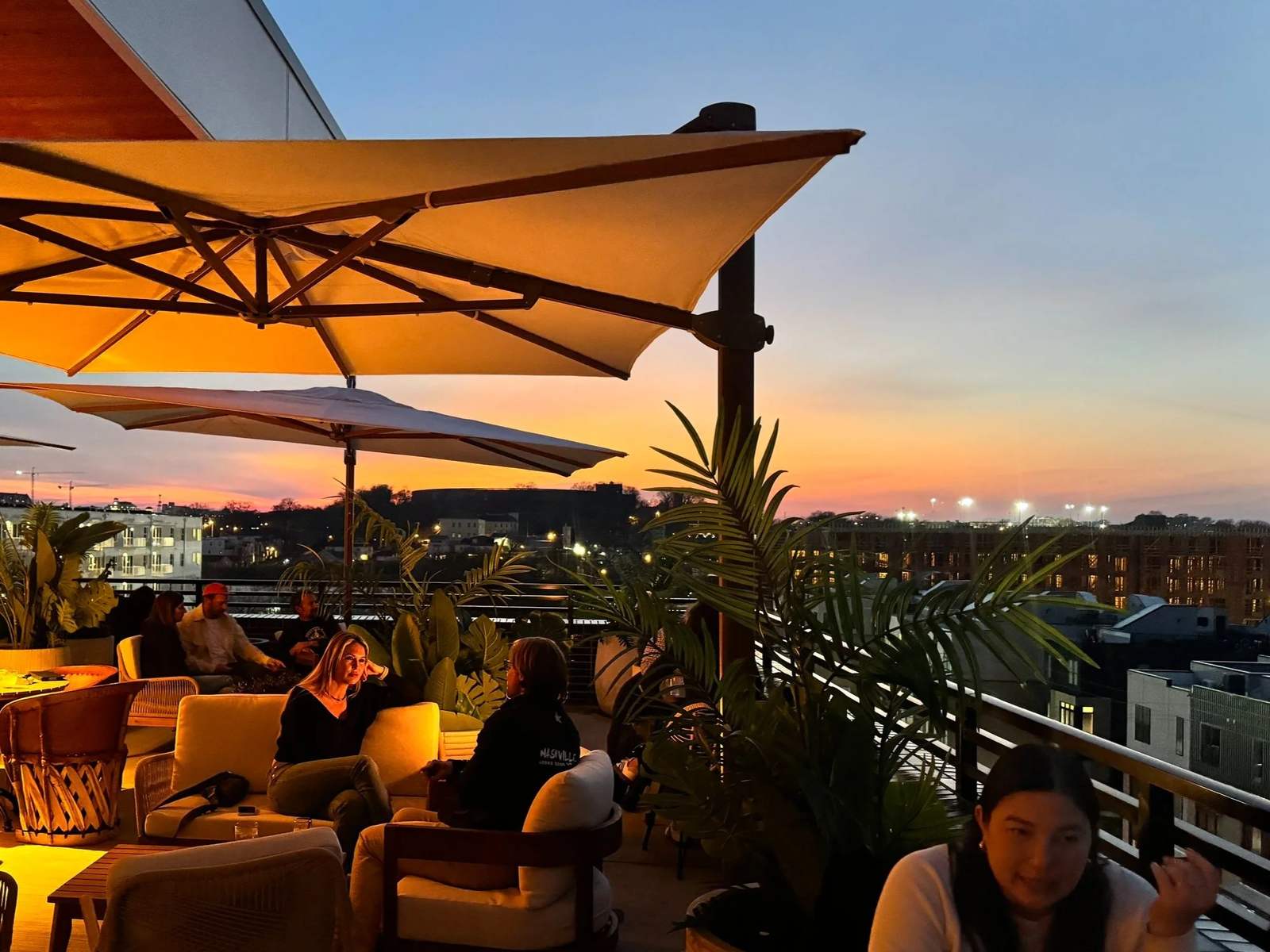 Mercado & Ramone's rooftop