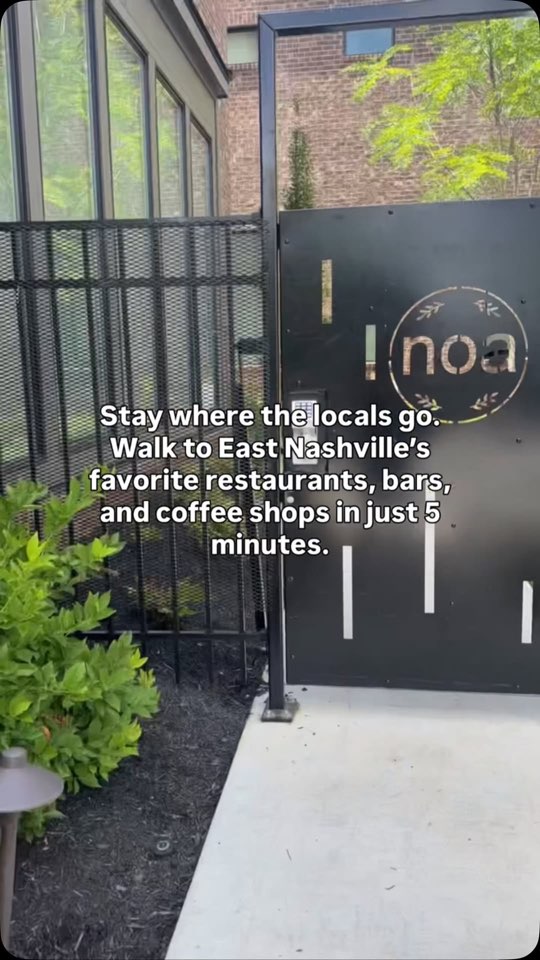 The Noa gate in East Nashville
